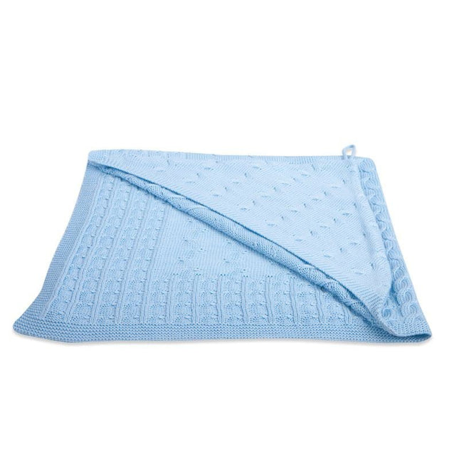 Coperta avvolgente Baby's Only Baby Cable Baby Blue