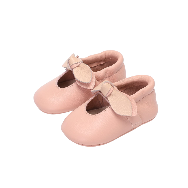 Baby Dutch Scarpe da bambino Lilly Rosa Camoscio