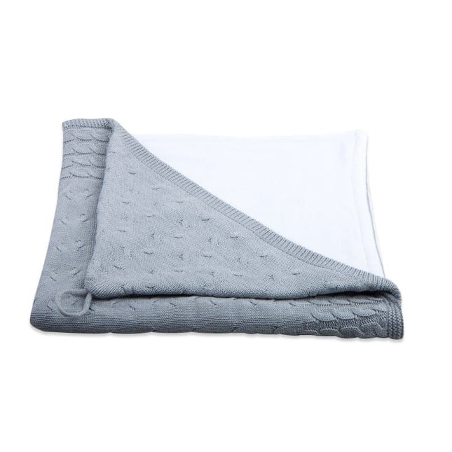 Coperta per bambini Baby's Only Wrap Blanket Baby Chenille Cable Grigio