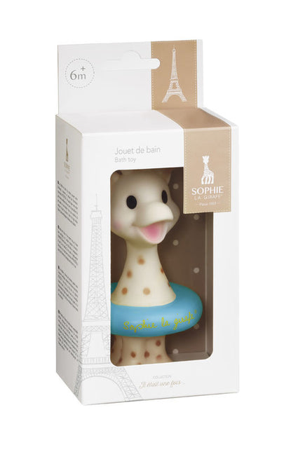 Giocattoli da bagno Sophie the Giraffe con cestino da bagno