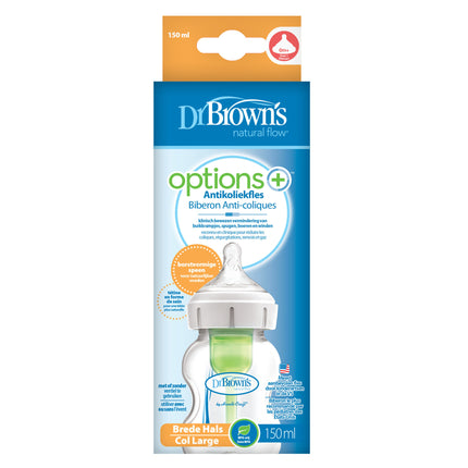 Il dott. Opzioni di Brown + Bottiglia a collo largo 150ml