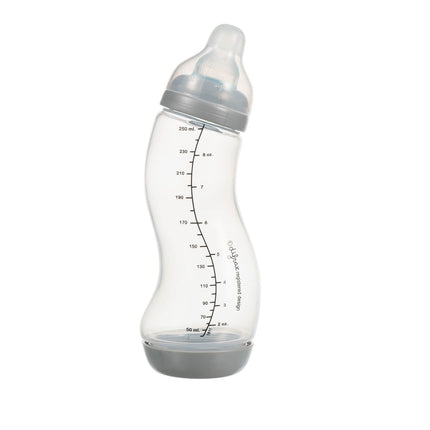 Difrax S-bottle 123 Trasparente/Grigio 250ml