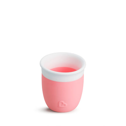 Tazza Munchkin in silicone rosa