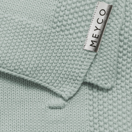 Meyco Culla Nodi Coperta Verde Pietra