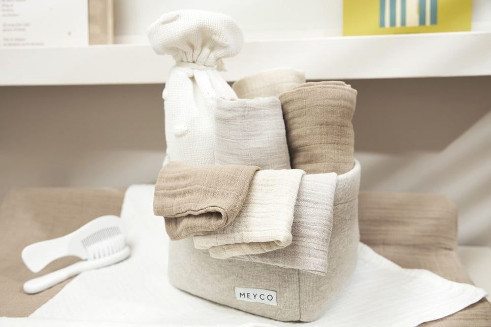 Meyco Mouth Cloth 3-Pack Soft Sand/Greige/Taupe 30X30cm