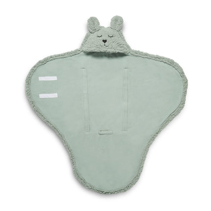 Coperta Jollein Baby Bunny Verde cenere