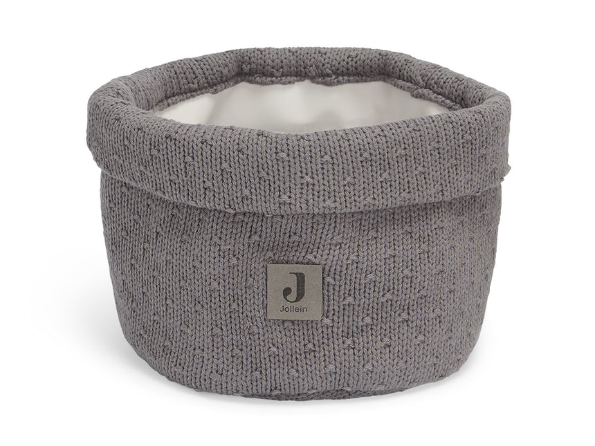 Jollein Commodity basket Bliss Knit Storm Grey