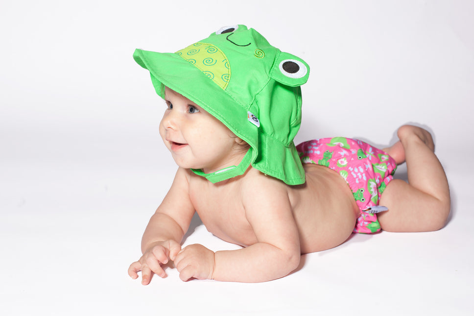 Zoocchini Swim Nappy Frog Set 6-12 mesi