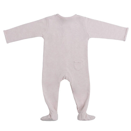 Tutina Only Baby con piedini Melange Rosa Classico