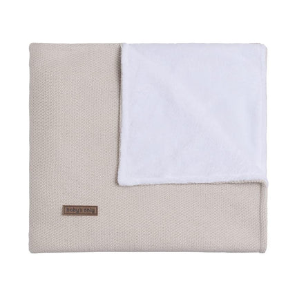 Coperta per culla solo per bambini Teddy Classic Sand