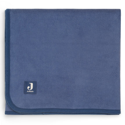 Coperta per culla Jollein Jeans Blu 75x100cm