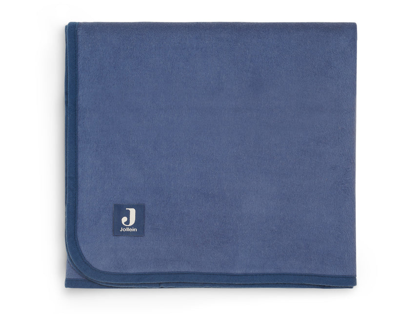 Coperta per culla Jollein Jeans Blu 75x100cm