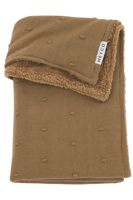 Coperta per letti Meyco Teddy Mini Knots Toffee