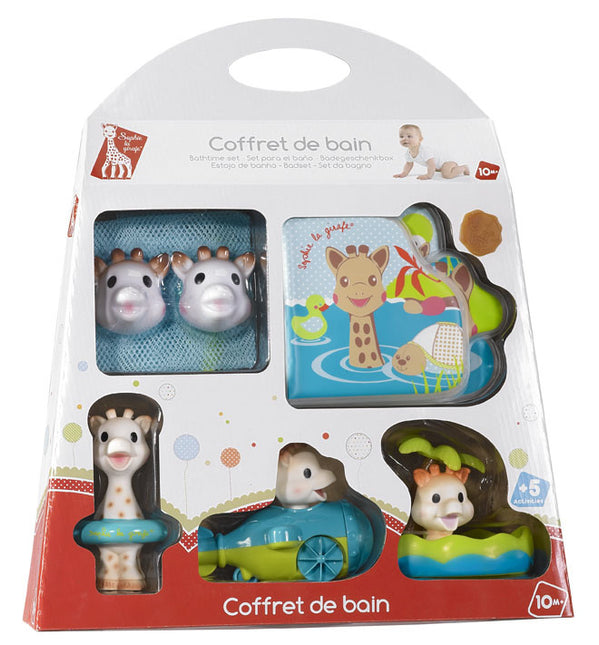 Giocattoli da bagno Sophie la Giraffa Set da bagno di lusso 2 pezzi