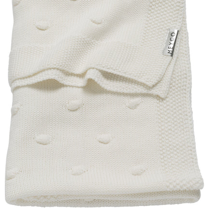 Meyco Coperta Culla Nodi Offwhite