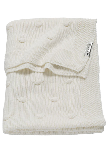 Meyco Coperta Culla Nodi Offwhite