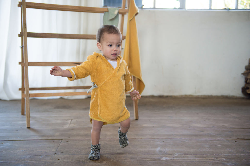 Koeka Accappatoio per bambini Dijon Ochre