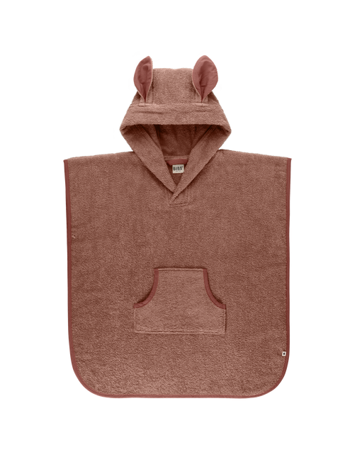 BIBS Bathcape Baby Poncho Canguro Woodchuck