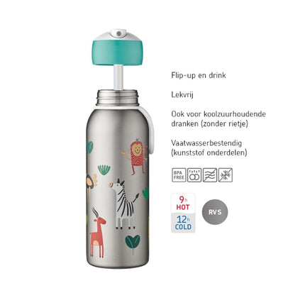 Mepal Borraccia thermos Flip-Up Campus 350ml Turchese