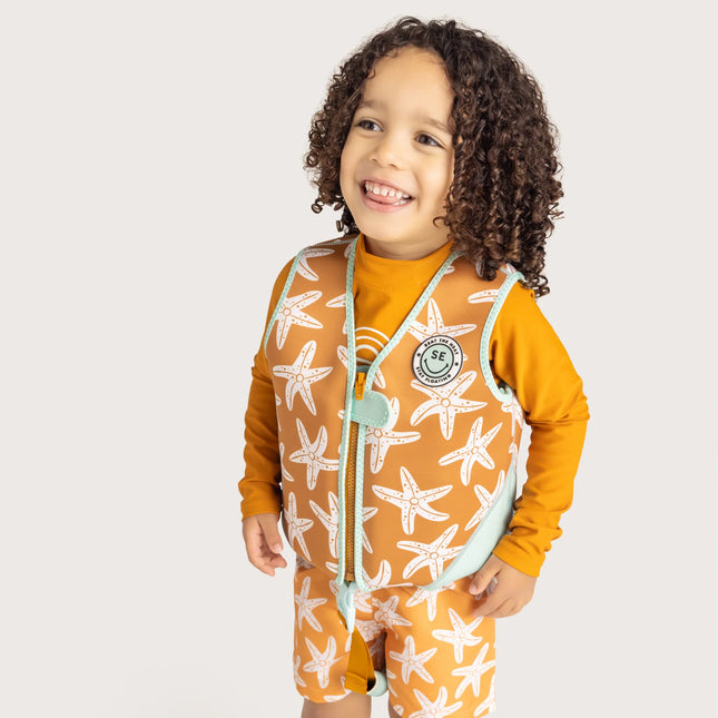 Swim Essentials Giubbotto di salvataggio Sea Star Leopard 3-6 anni