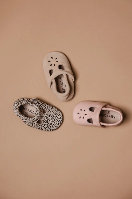 Baby Dutch Baby Shoes Juna Rosa Camoscio