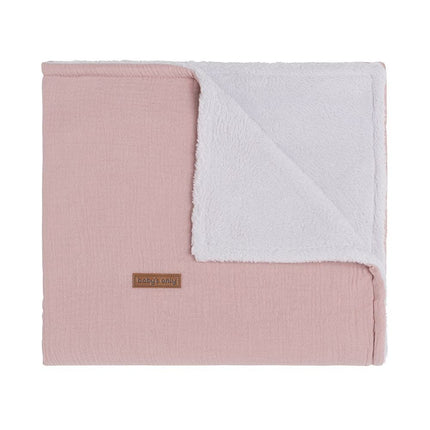 Coperta per culla Baby's Only Teddy Breeze rosa antico