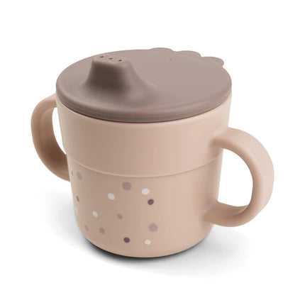 Fatto da Cervo che beve la tazza di polvere Happy Dots