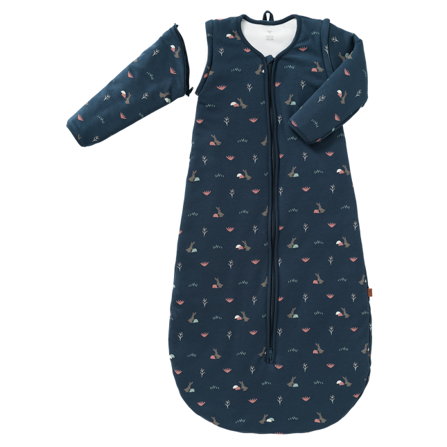 Sacco a pelo Fresk Baby Rabbit con manica staccabile Mood Indigo 60 cm