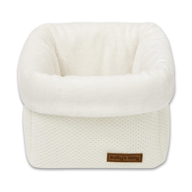 Baby's Only Commodity Basket Classic Wool Bianco