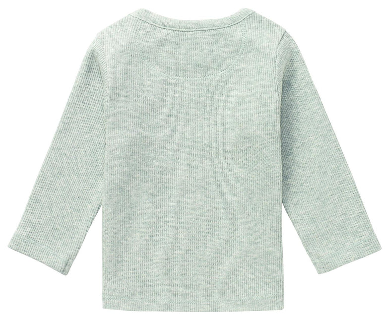 Noppies Baby Shirt Natal Grigio Menta Melange