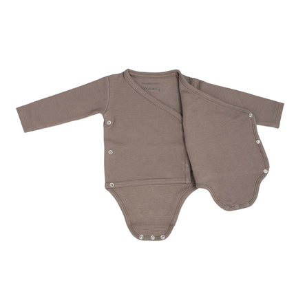 Baby's Only Romper a maniche lunghe Pure Mocha