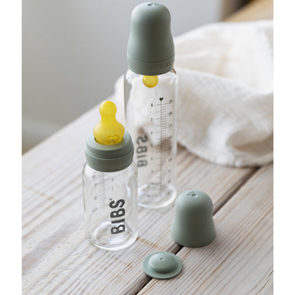 BIBS Biberon in vetro 225ml Salvia