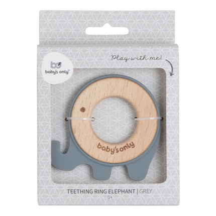 Anello per dentizione Baby's Only Elephant Grey