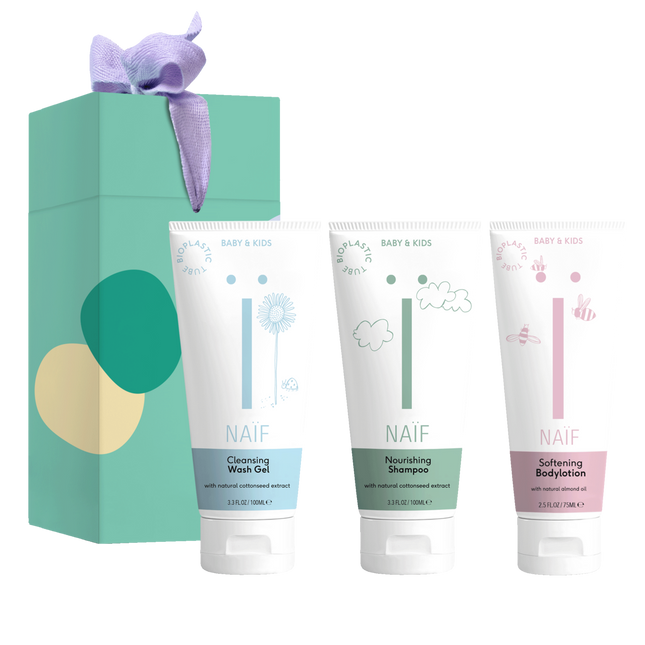 Naif Care Set Baby Shower Routine 3 pezzi