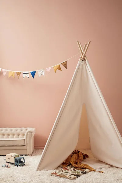 Tenda Concept Tipi per bambini Bianco sporco 110 x 110 x 160