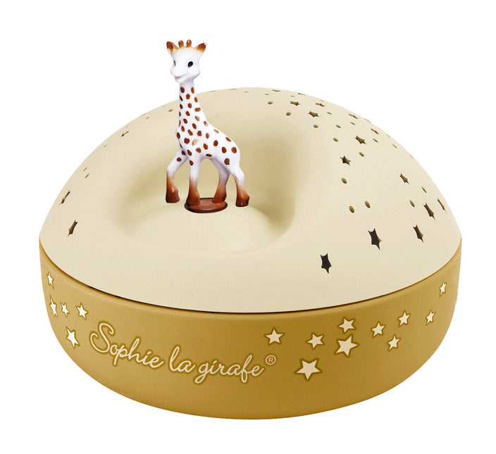 Sophie la Giraffa Luce notturna Proiettore di stelle Beige