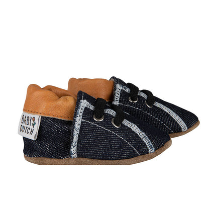 Baby Dutch Baby Shoes Denim Cognac