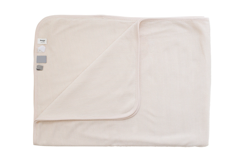 Coperta per culla Snoozebaby T.O.G 1.0 Pesca Blush 100x75cm