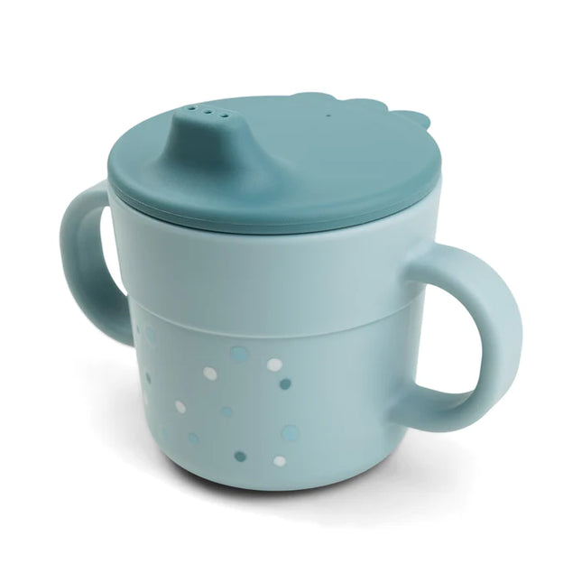 Fatto da Cervo Tazza da bere Happy Dots Blu