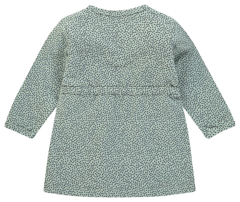 Noppies Baby Dress Mattie Grigio Menta