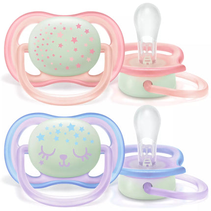 Philips Avent Ciuccio Air Night Mix +0Mnd 2 pezzi