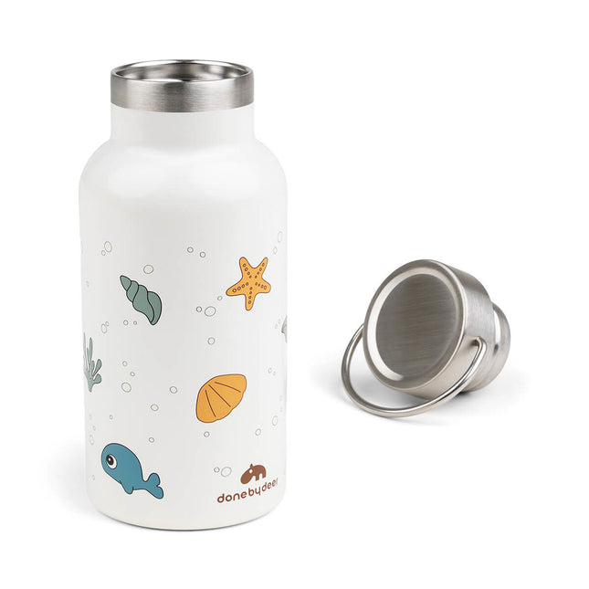 Bottiglia thermos Done by Deer Sea Friends Beige 350ml