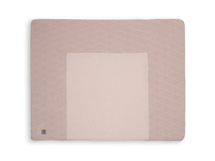 Coprifasciatoio Jollein River Knit Rosa pallido 75x85cm