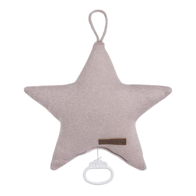 Ciondolo musicale Baby's Only Star Sparkle Argento Rosa