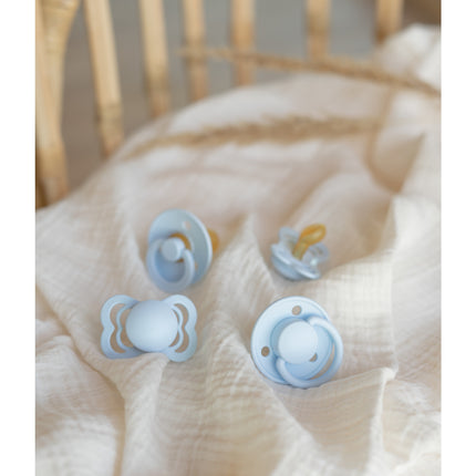 Ciuccio BIBS Taglia 1 Confezione di prova Baby Blue