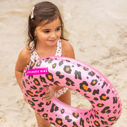 Fascia nuoto Swim Essentials Bambino Stampa Leopardo Rosa 55Cm