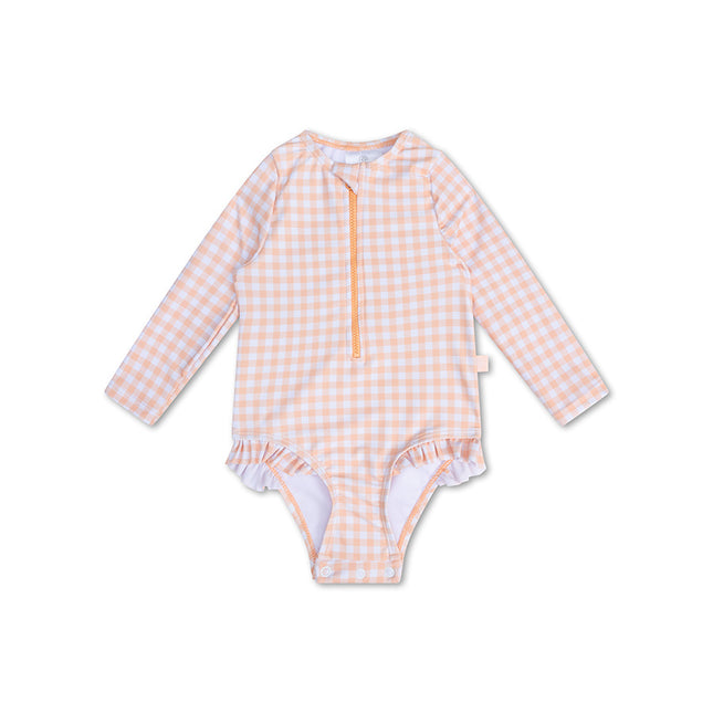 Costume da bagno Swim Essentials Bambino Albicocca Arancione Maniche Lunghe