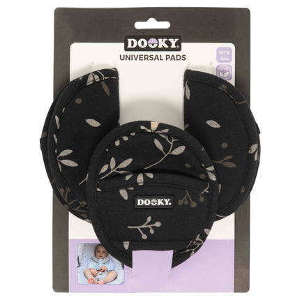 Dooky Belt Protector Pads Universale Foglie Nero