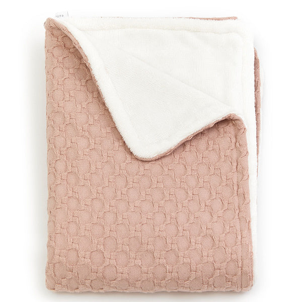 Coperta da letto Bamboom Miele Rosa Nudo 100x150cm