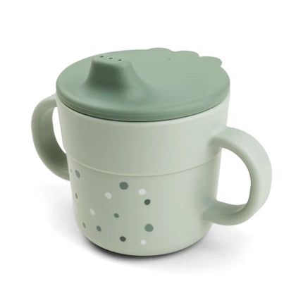 Fatto da Cervo Tazza da bere Happy Dots Verde